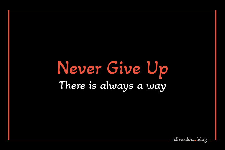 هرگز کوتاه نیا!